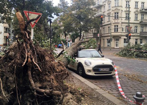 Besonders schwer betroffen von dem Unwetter waren Berlin. dpa