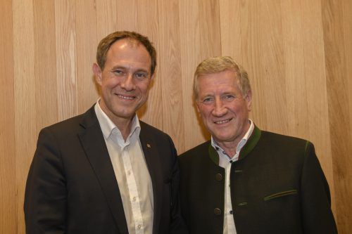 Christian Schützinger (l.) und Landesrat Erich Schwärzler.