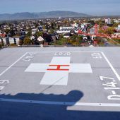 Dornbirner Spital bereitfür ersten Landeanflug