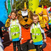 Spaßfaktor beiMaskottchen-Run