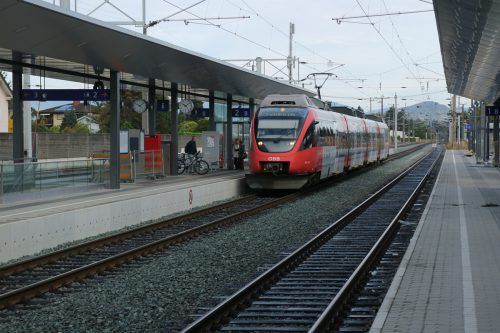 Die Abfahrts-Bahnsteige in Rankweil ändern sich aufgrund von Bauarbeiten.
