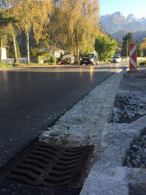Die erste Bauetappe der Faschina-Straße ist bis Ende Oktober abgeschlossen. VN/JS
