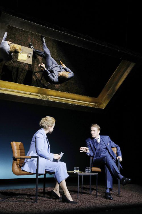 Die österreichische Erstaufführung von „Unter Verschluss“ von Pere Riera fand gestern Abend im Bregenzer Kornmarkttheater statt. LT/Köhler