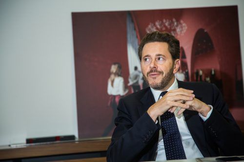 Harald Mahrer, Bundesminister für Wissenschaft, Forschung und Wirtschaft, im VN-Gespräch. VN/Steurer