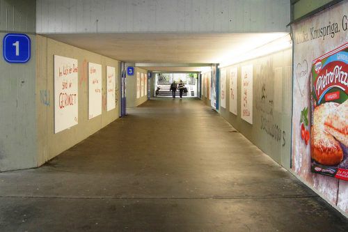 Hypo-Unterführung in Bregenz nun mit neuer Beleuchtung.