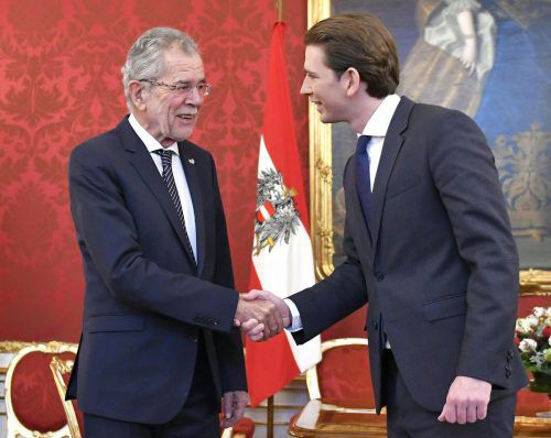 Kurz informierte Van der Bellen über das weitere Vorgehen. APA