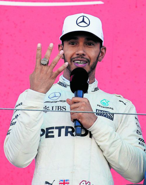Lewis Hamilton kann in Austin in den elitäten Klub der Fahrermit vier Titel einziehen. Reuters