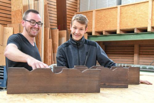Marcel Neuhauser: „Das Wichtigste ist gegenseitiges Vertrauen und das Interesse, mit dem Naturstoff Holz viel erreichen zu wollen.“  oliver lerch