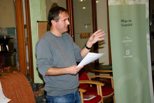Referent in Wolfurt ist Physiotherapeut Armin Devich.