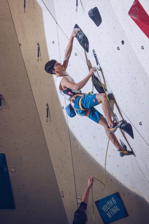 Sportkletterer Johannes Hofherr zählt zur Weltspitze in seiner Altersklasse. Verband