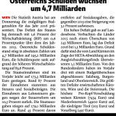 Schulden und Vermögen