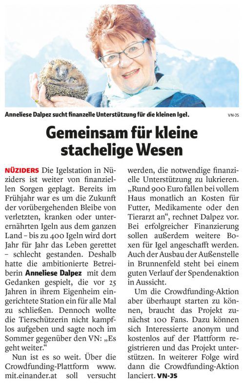 VN-Bericht vom 5. 10. 2017.
