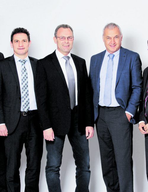 Vorstandstrio: Christian Fiel, Klaus Kessler und Markus Prünster. raiffeisen