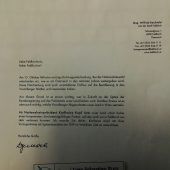Berchtold gibt Wahlempfehlung auf städtischem Briefpapier ab