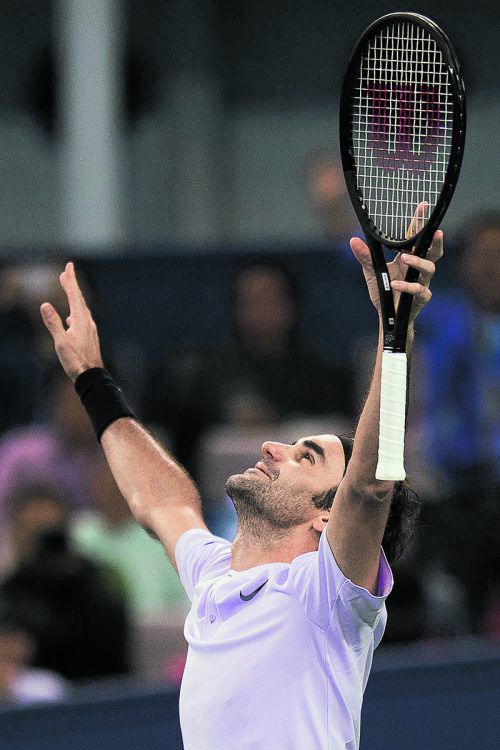 Wahrte mit Sieg die Chance auf die Nummer-eins-Position: Roger Federer. apA