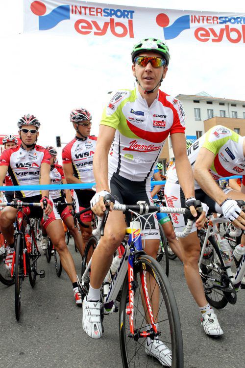 2011 startete Österreichs Radrundfahrt letztmals in Vorarlberg. Unser Bild zeigt Josef Benetseder beim Start in Dornbirn. gepa