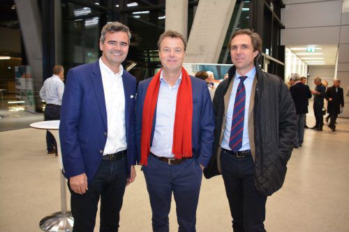 A. Nußbaumer (ZIMA), Günter Lehner (Alpla) und Wolfram Senger-Weiss . Zima