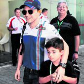 Felipe Massa durfte beim Abschied zu Hause aufs Podium