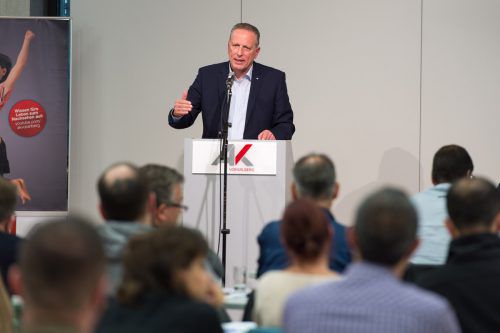 AK-Präsident Hubert Hämmerle nahm sich kein Blatt vor den Mund. AK/Gorbach