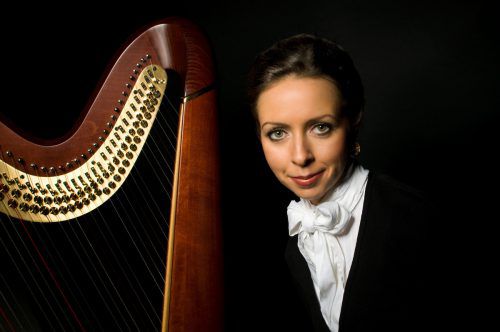 Als internationale Solistin gastierte die Harfenistin Ekaterina Afanasieva.