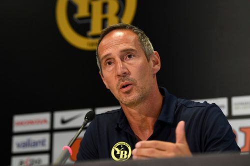 Als Young-Boys-Bern-Trainer ist Adi Hütter auf Meisterkurs.  gepa