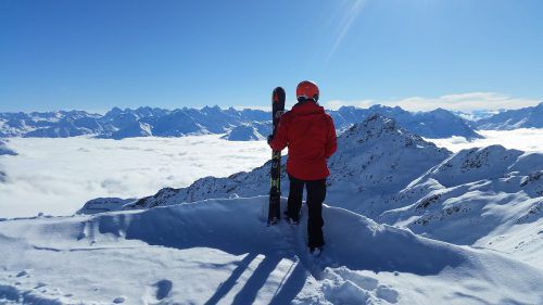 Am Freitag gab es noch Sonne pur, danach trübte das Wetter am Hochjoch ein. simo