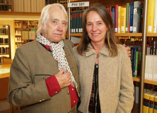 Commendatore Joachim Burmeister und Kornelia Rhomberg.