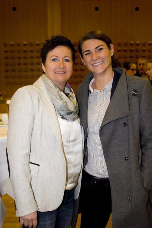 Dabei waren auch Doris Filzmaier (S.I.E Solutions) und Janine Nagel (r.).