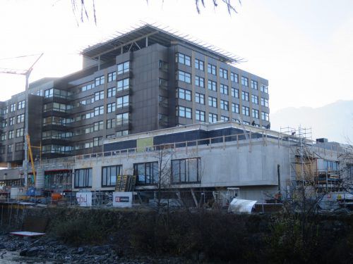Das derzeit größte Bauvorhaben der Stadt ist die Erweiterung des Stadtspitals. HA