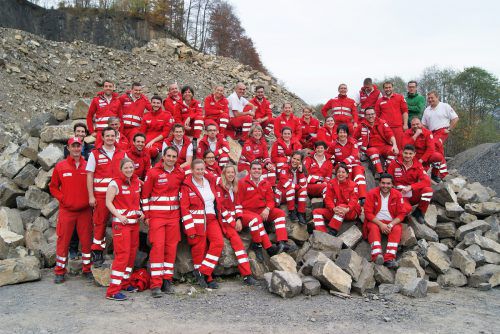 Das Schulungswochenende bildete den Abschluss eines überaus Schulungs- und Übungsintensiven Jahres. Rotes Kreuz