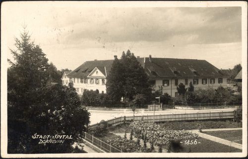 Das Stadtspital Mitte des 19. Jahrhunderts: Für Dornbirn war es immer schon wichtig.