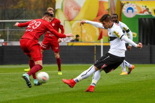 Der Ex-VfB-Stuttgart-Legionär Adrian Grbic vermochte mit seinen beiden Treffern gegen Vaduz durchaus zu überzeugen. VN-Lerch