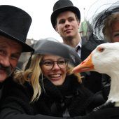 Traditioneller Martinimarkt in der Dornbirner Innenstadt