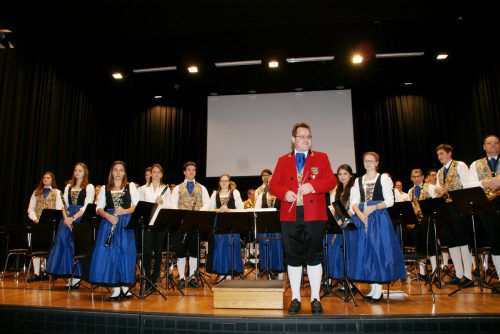 Der zweite Teil des Abends wurde von der Kapelle des Musikvereins Altach bestritten, den Auftakt hatte die Jugendmusik gemacht. Andrea Pezold