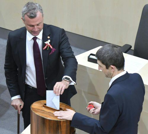 Die Abstimmung über das Nationalratspräsidium vergangene Woche war geheim. APA