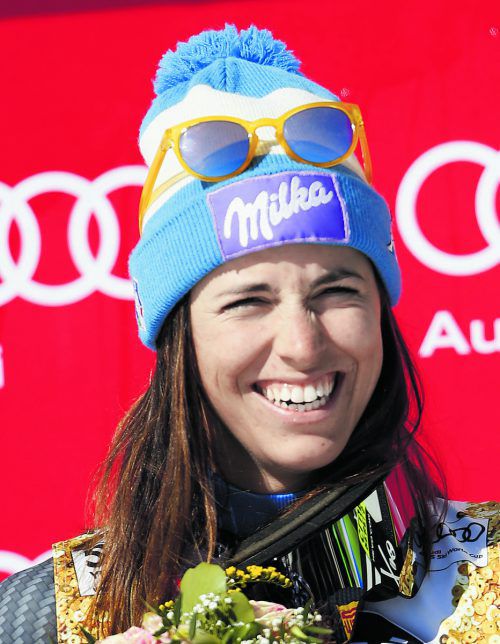 Die Olympiasaison ist schon gelaufen: Elena Curtoni. ap