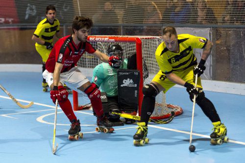 Die Rollhockeyteams von Dornbirn und Wolfurt haben am Samstag Heimvorteil im CERS-Europacup. VN/Stiplovsek