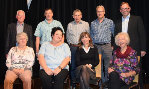 Die Sieger Elfriede und Bruno Scheffknecht, Cornelia und Rainer Maier, Berta und Franz Karitnig, Sabine und Manfred Mathis, Obmann Daniel Steinhofer. bet