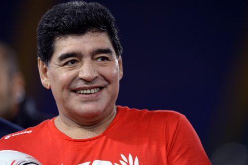 Diego Maradona gilt als Unterstützer von Venezuelas Präsident Nicolas Maduro. AFP