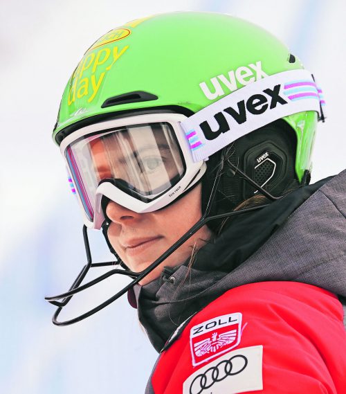 Erster erster Platz im Europacup: Katharina Liensberger. gepa