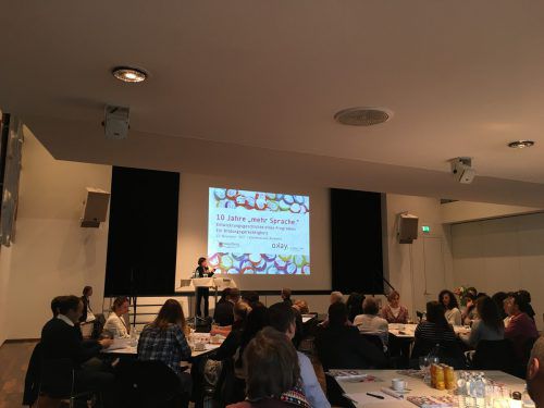 Eva Grabher und ihr Team präsentierten die Säulen des Programms. VN/Schweigkofler