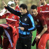 Vor dem ersten Teamtraining sprach Teamchef Franco Foda Klartext. »C1