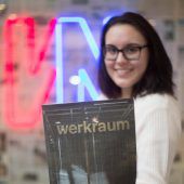 Werkraum vor der Tür