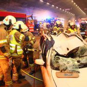 Übung im Ambergtunnel