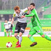 Altach feiert 2:1-Auswärtssieg bei Rapid