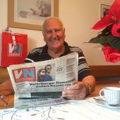 Zeitungsfan mit Benzin im Blut