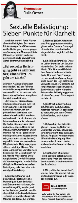 Kommentar vom 7. November2017.