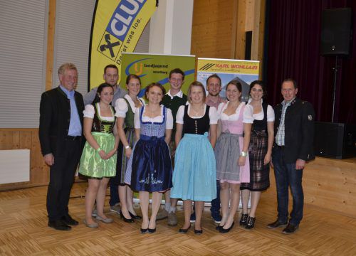 Landjugend-Jungbauernschaft zog Bilanz für das Vereinsjahr. Im Bild der neugewählte Vorstand.  mam
