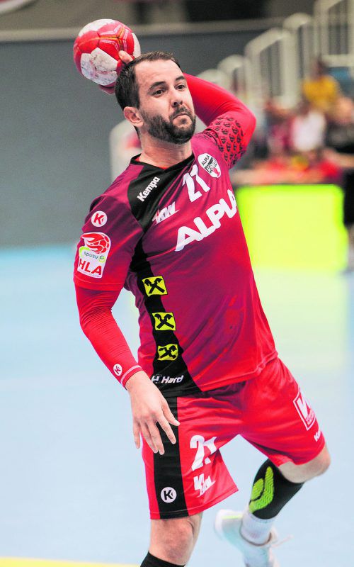 Michael Knauth ist im aktuellen Kader des Alpla HC Hard zusammen mit Dominik Schmid mit 73 Treffern der erfolgreichste Torschütze im Europacup.