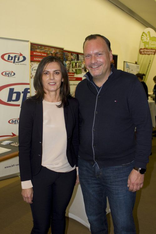 Mirjana Stojakovič (Kompetenzencheck Vlbg.) und Mika Seidl (Integra).